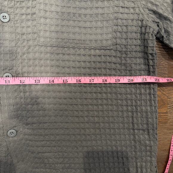 DRL Essentials Button Up Long Sleeve Thick Mens Size Medium Moss Green NWT - Picture 7 of 8